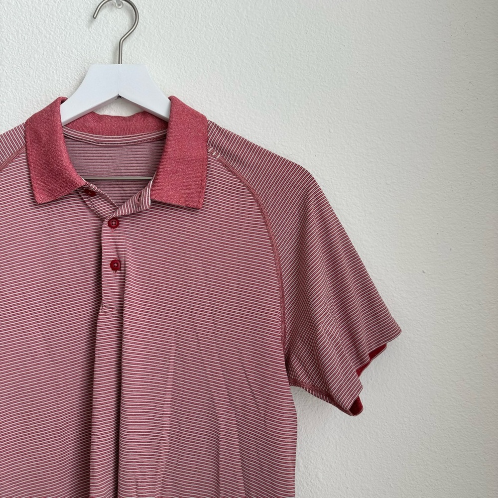 Lululemon• Metal Vent Striped Polo